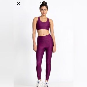 Johnny Was Calme Endurance High Waist Leggings & Endurance Sports Bra Medium Set